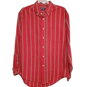 Puritan size medium long sleeve button down shirt